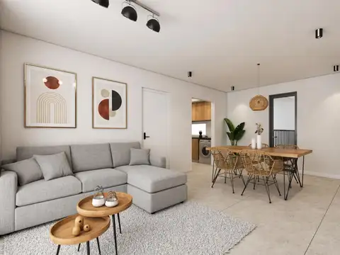 Departamento 3 ambientes con 2 baños