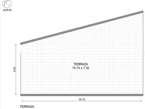Departamento 2 ambientes con 2 baños