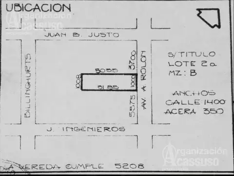 Av Rolon  al 1900