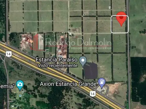 VENDO. Lotes de 444 Mts² en Estancia Paraíso. Concordia, ER.-