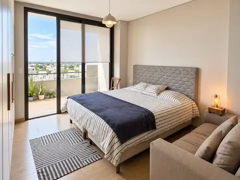 Departamento Monoambiente con 1 baño