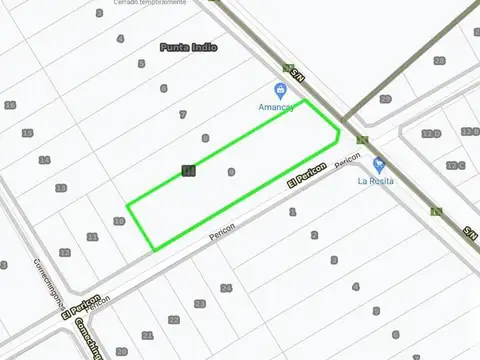 Terreno en Venta en Punta Indio, USD 82.000