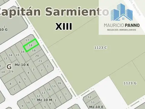 Terreno en Venta en Capitan Sarmiento, USD 15.000