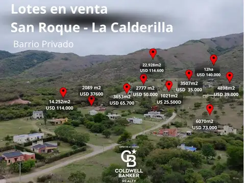 Terreno en Venta de 2089,0 m2