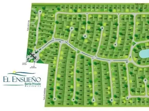 Terreno en Barrio Privado El Ensueño