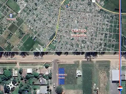 Terreno en Venta en Nogoya, USD 13.000