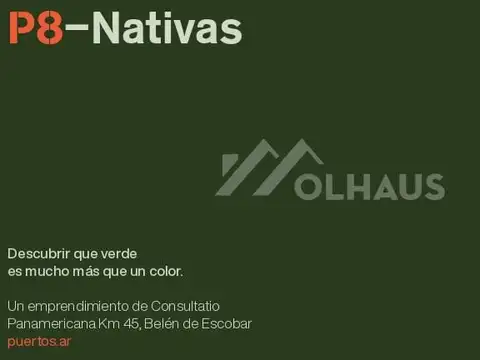 Terreno Lote  en Venta en Puertos-Nativas, Escobar, G.B.A. Zona Norte