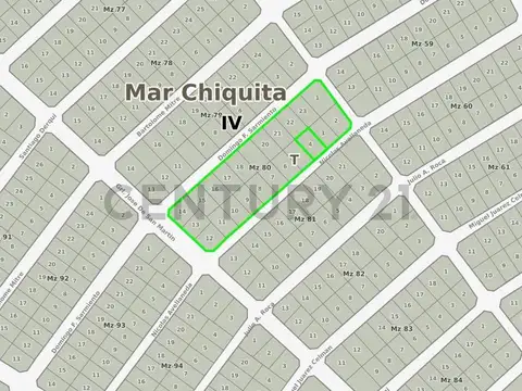 Terreno en Venta 27  mts Fondo