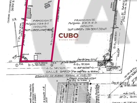 Terreno en Venta 50  mts Frente