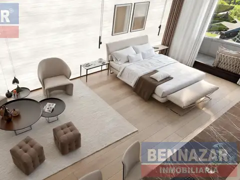 Departamento Monoambiente con 1 baño