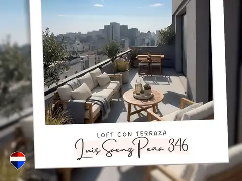 VENTA LOFT con BALCON TERRAZA MONSERRAT A ESTRENAR