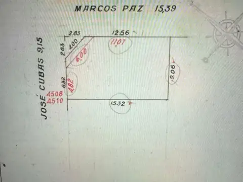 Terreno en Venta en Villa Devoto, USD 550.000