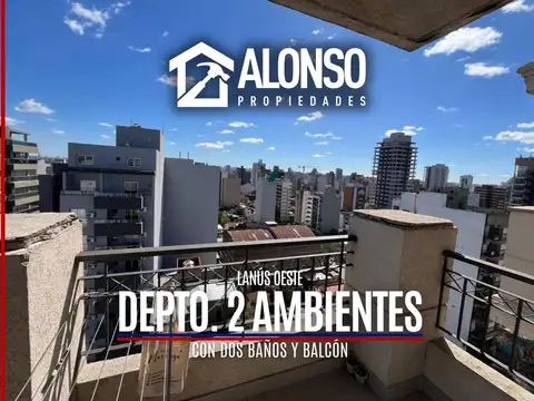 ALQUILER 2 AMBIENTES CON BALCÓN, 2 BAÑOS | LANÚS OESTE