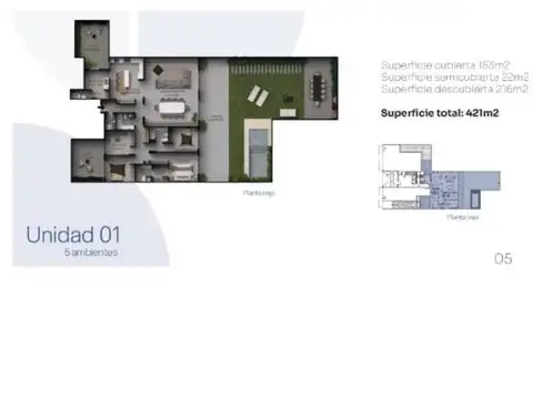 Depto Tipo Casa en Venta en Colegiales, USD 1.320.000