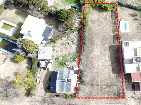 Terreno en Venta 15  mts Frente