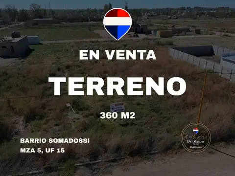 VENTA LOTE BARRIO SOMADOSSI