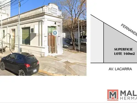 Venta Lote Terreno 159m2 en Velez Sarfield