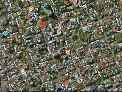 Terreno en Venta 17,25  mts Fondo