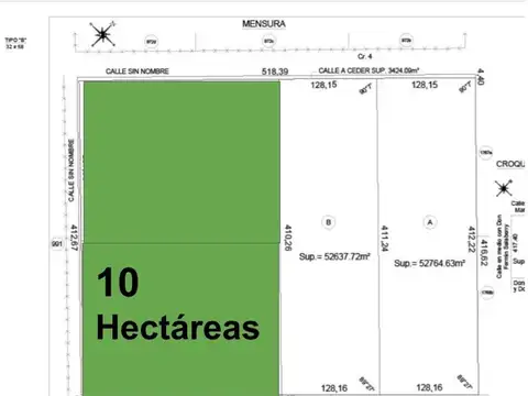 CAMPO EN VENTA 10 HECTAREAS ETCHEGOYEN