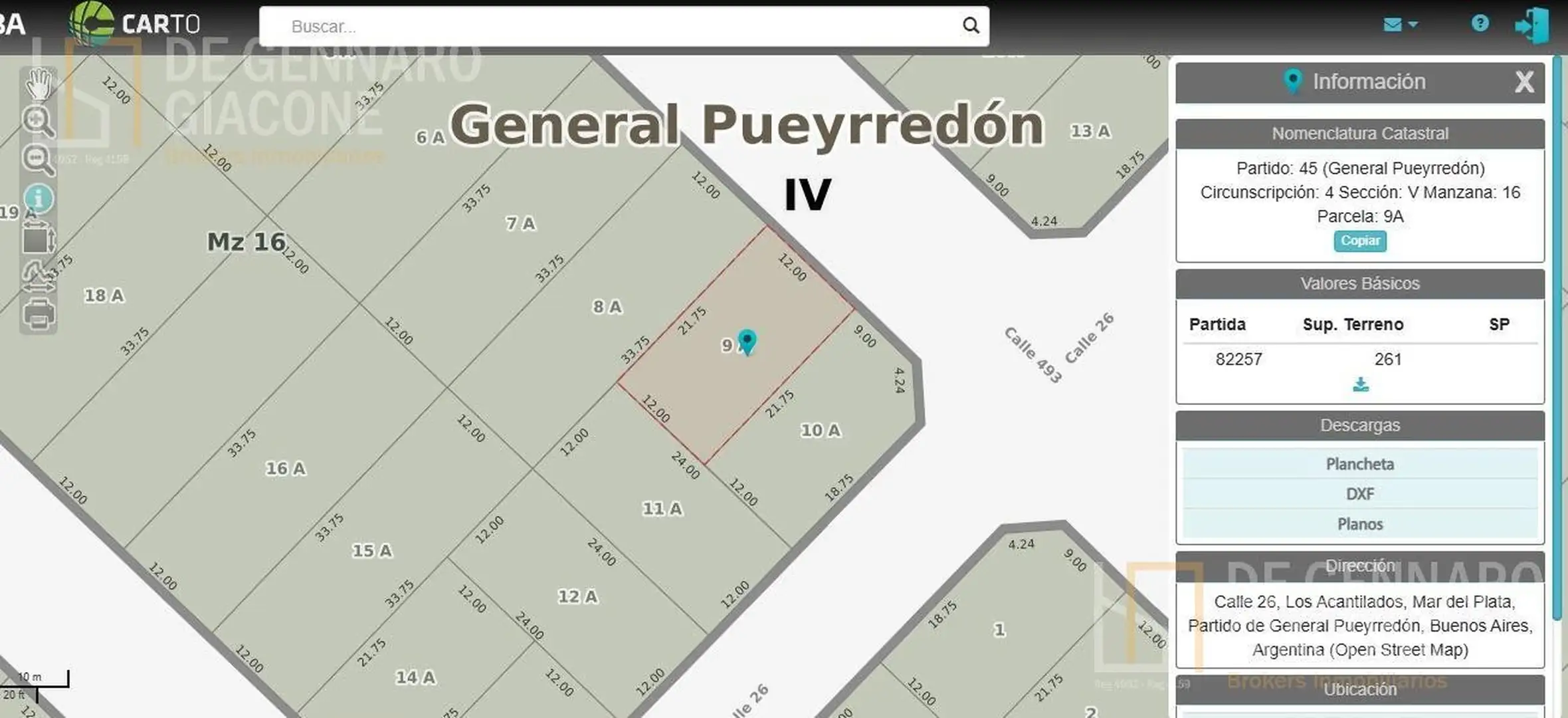 Terreno en Los Acantilados