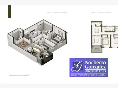 Departamento en Venta al Norte