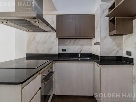 Departamento mono en alquiler - Belgrano - Vista abierta - Balcón - amenities