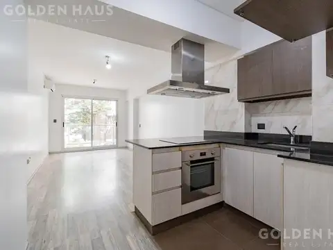 Departamento mono en alquiler - belgrano - vista abierta - balcón - amenities