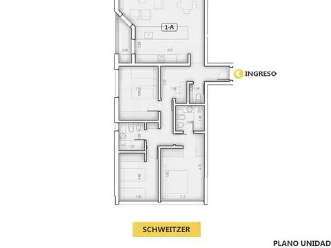 Venta departamento 1 dormitorio Fisherton Rosario