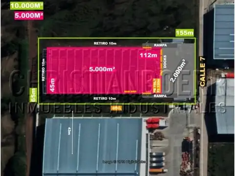 P IND PILAR - 5000M A ESTRENAR. DOCS DE CARGA. PLAYA. SPRINK