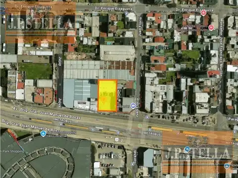 Lote 844 m² frente Shopping San Justo - 22 m. de frente s/Avenida - S.Justo (Ctro)