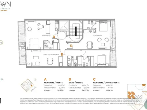VILLA CRESPO DEP 1 Y 2 AMB ANTICIPO Y CUOTAS CIN AMENITIES