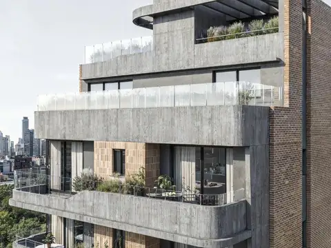 Departamento 2 ambientes con 2 baños