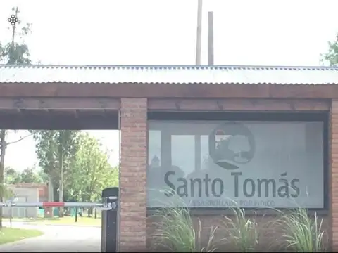 Hermoso Lote Con Pulmon Verde En Santo Tomas,