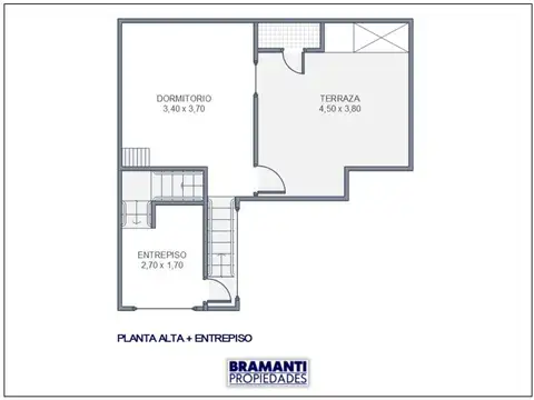 Depto Tipo Casa 3 ambientes con 1 baño