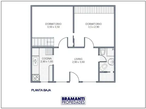 Depto Tipo Casa en Venta de 3 ambientes