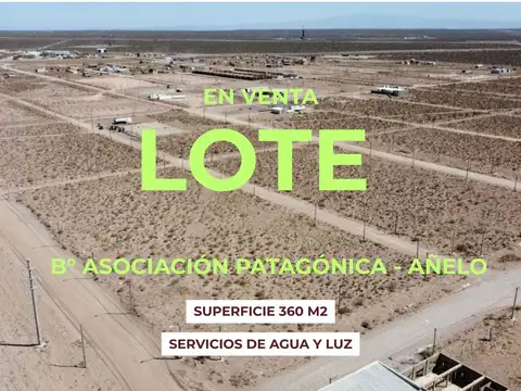 VENTA LOTE B° ASOMUPAT, LA MESETA AÑELO