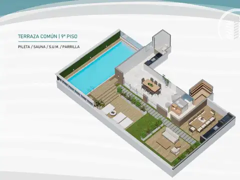 Departamento en Venta de 1 dormitorio