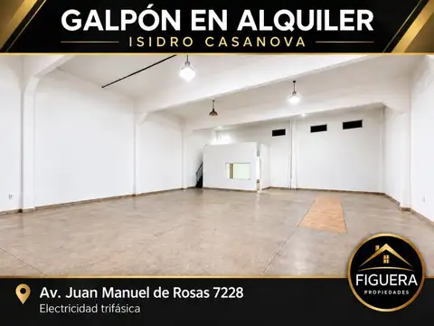 GalpÃ³n - Alquiler - Argentina, La Matanza - JUAN MANUEL DE ROSAS 7228