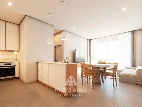 Depto 2 amb de 65m2 al frente con Balcón - Zona Güemes Aldrey