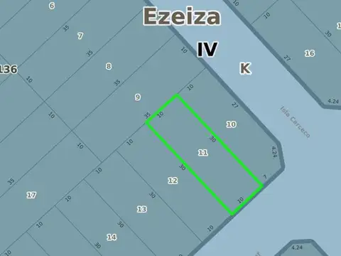 Terreno en Venta en Canning, USD 15.000