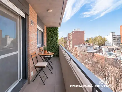 Venta / Permuta - Departamento 1 dormitorio con balcón corrido - Centro, Rosario.