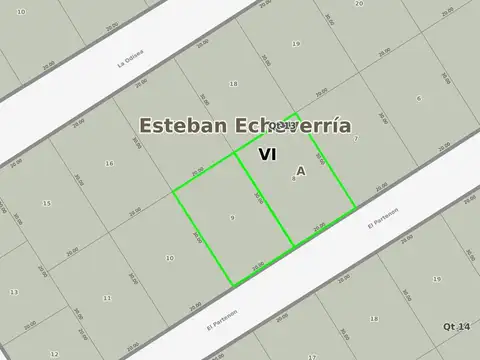 El Partenón al 1800