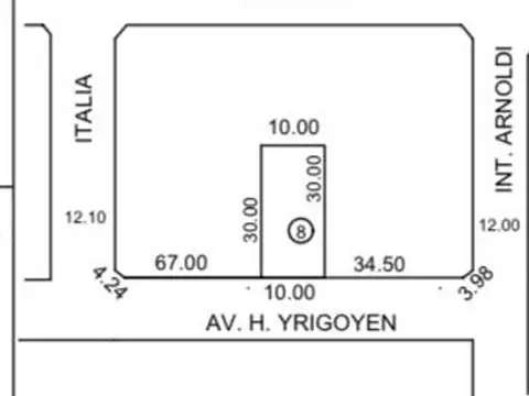 Terreno en Venta de 300,0 m2