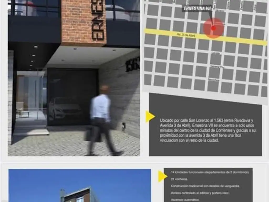 EDIFICIO ERNESTINA VII de 2 Dormitorios