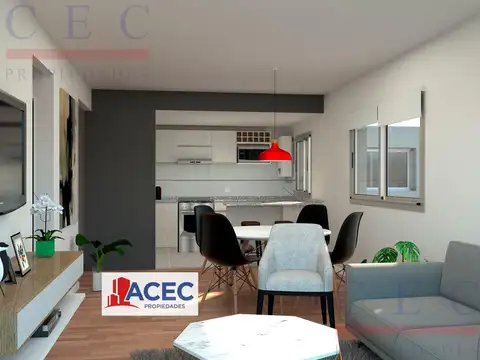 Departamento 4 ambientes con 2 baños
