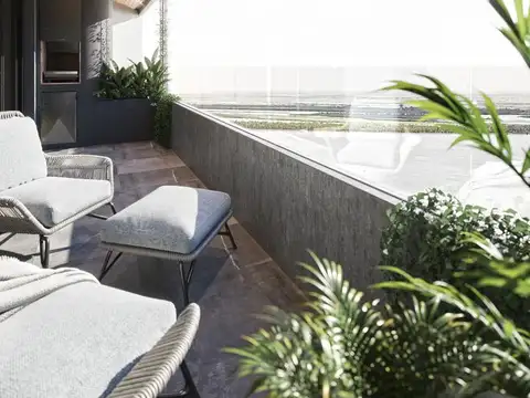 Departamento venta microcentro dos dormitorios balcón patio excl. con piscina y parrillero