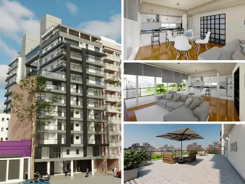 Departamentos de 1 y 2 dormitorios amplios con amenities