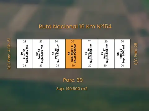TERRENOS/FRACCIONES/LOTEOS - LOTEOS - QUITILIPI
