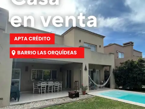 Casa en venta en Barrio cerrado Las Orquídeas, Pilar - Apta crédito