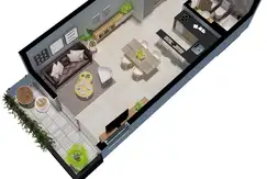 ASTURIANO I - EMPRENDIMIENTO INMOBILIARIO de 1 Dormitorios